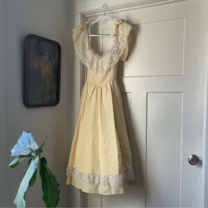 Gunne sax vintage yellow dress